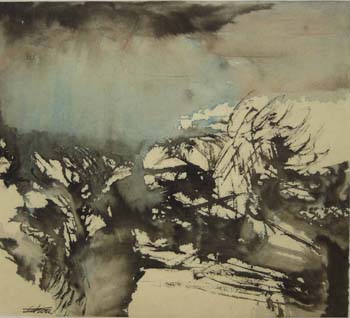37 Souvenir de la nature 2006 Encre sur papier 31 x 34cm ( collection privee )